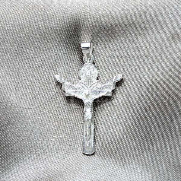 Sterling Silver Pendant — Religious Pendant Polished 05. — main product view — SKU 157508 | Plata 925 dije — Religious Pendant pulido 05. — SKU 157508