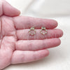 Gold Filled Ring — Stud Earring with White Cubic Zirconia Polished 02. — alternate product view — SKU 157550 | Oro Laminado anillo — Stud Earring with blanco Cubic Zirconia pulido 02. — SKU 157550