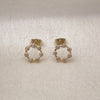 Gold Filled Ring — Stud Earring with White Cubic Zirconia Polished 02. — alternate product view — SKU 157550 | Oro Laminado anillo — Stud Earring with blanco Cubic Zirconia pulido 02. — SKU 157550