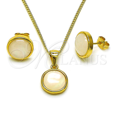 Gold-Filled Earring and Pendant Set 10.342.0210 — main product image — SKU 157718 | Juego de Aretes y Dije de Oro Laminado 10.342.0210 — imagen principal del producto — SKU 157718