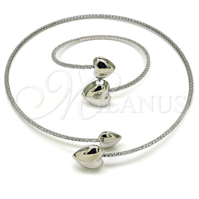 Rhodium Gold-Filled Jewelry Set 06.421.0003.1 for wholesale, main product view