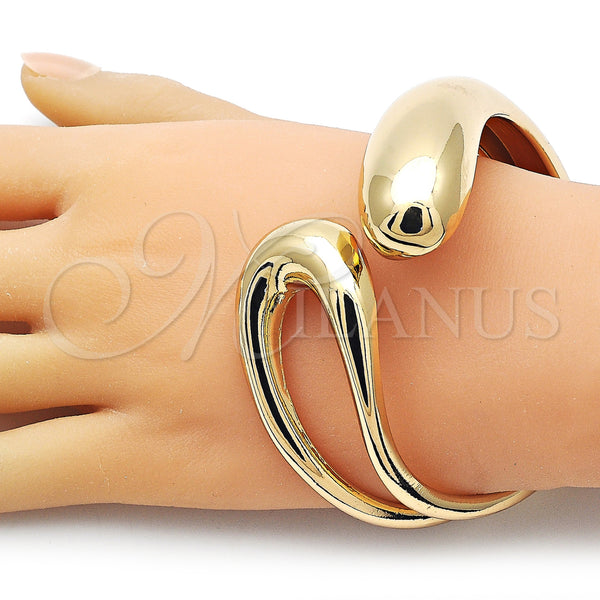 Gold Filled Jewelry — Individual Bangle Teardrop Design Polished 07. 45 MM — alternate product view — SKU 157788 | Oro Laminado joyería — Individual Bangle Teardrop diseño pulido 07. 45 MM — SKU 157788