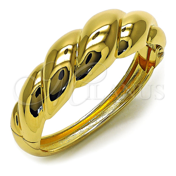 Gold Filled Jewelry — Individual Bangle Twist Design Polished 07. 20 MM — main product view — SKU 157790 | Oro Laminado joyería — Individual Bangle Twist diseño pulido 07. 20 MM — SKU 157790