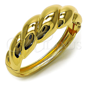 Gold Filled Jewelry — Individual Bangle Twist Design Polished 07. 20 MM — main product view — SKU 157790 | Oro Laminado joyería — Individual Bangle Twist diseño pulido 07. 20 MM — SKU 157790