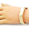 Oro Laminado Individual Bangle, Gold Filled Style Polished, Golden Finish, 07.307.0035.05 (14 MM Thickness, Size 5 (2.50 Diameter))