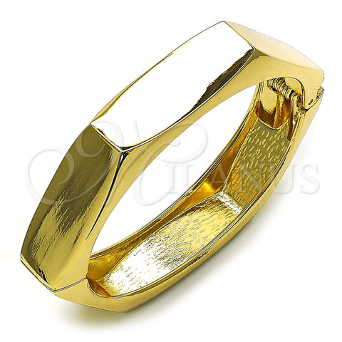 Oro Laminado Individual Bangle, Gold Filled Style Polished, Golden Finish, 07.307.0035.05 (14 MM Thickness, Size 5 (2.50 Diameter))