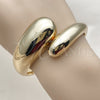 Oro Laminado Individual Bangle, Gold Filled Style Teardrop Design, Polished, Golden Finish, 07.307.0038.05 (30 MM Thickness, Size 5 (2.50 Diameter))