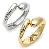 Oro Laminado Individual Bangle, Gold Filled Style Teardrop Design, Polished, Golden Finish, 07.307.0038.05 (30 MM Thickness, Size 5 (2.50 Diameter))