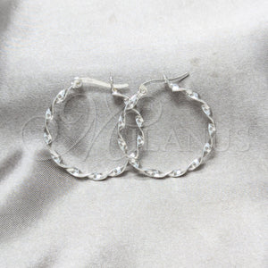 Sterling Silver Hoop Earrings — Small Hoop Polished 02. — main product view — SKU 157870 | Plata 925 aretes de aro — aro pequeño pulido 02. — SKU 157870