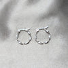 Sterling Silver Small Hoop, Polished, Silver Finish, 02.392.0045.17