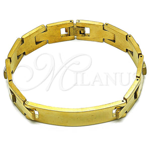 Stainless Steel Bracelet — Solid Bracelet Polished 03. 12 MM Thickness 8 — main product view — SKU 157880 | Acero Inoxidable brazalete — sólido Bracelet pulido 03. 12 MM Thickness 8 — SKU 157880