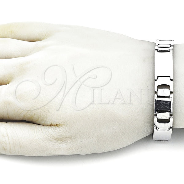 Stainless Steel Bracelet — Solid Bracelet Polished 03. 12 MM Thickness 8 — alternate product view — SKU 157888 | Acero Inoxidable brazalete — sólido Bracelet pulido 03. 12 MM Thickness 8 — SKU 157888