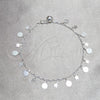 Sterling Silver Charm Anklet , Star and Ball Design, Polished, Silver Finish, 03.409.0042.10 (02 MM Thickness, 10 Inches Length)