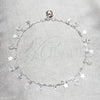 Sterling Silver Charm Anklet , Star Design, Polished, Silver Finish, 03.409.0044.10 (03 MM Thickness, 10 Inches Length)