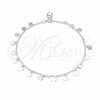 Sterling Silver Charm Anklet , Butterfly Design, Polished, Silver Finish, 03.409.0067.10 (01 MM Thickness, 10 Inches Length)