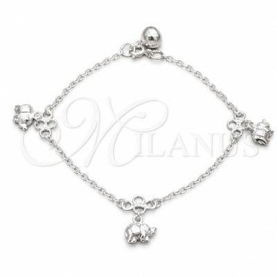 Plateada Plata Esterlina Pulsera, vista principal del producto de Plata 925 por Mayoreo, vista principal del producto