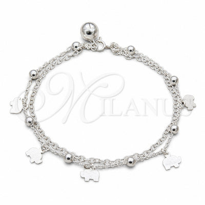 Plateada Plata Esterlina Pulsera, vista principal del producto de Plata 925 por Mayoreo, vista principal del producto