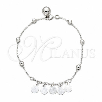 Plateada Plata Esterlina Pulsera, vista principal del producto de Plata 925 por Mayoreo, vista principal del producto