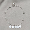 Sterling Silver Charm Bracelet, Polished, Silver Finish, 03.409.0083.08 (01 MM Thickness, 8 Inches Length)