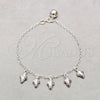 Sterling Silver Charm Bracelet, Grape Design, Polished, Silver Finish, 03.409.0100.08 (01 MM Thickness, 8 Inches Length)