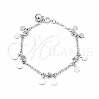 Plateada Plata Esterlina Pulsera, vista principal del producto de Plata 925 por Mayoreo, vista principal del producto