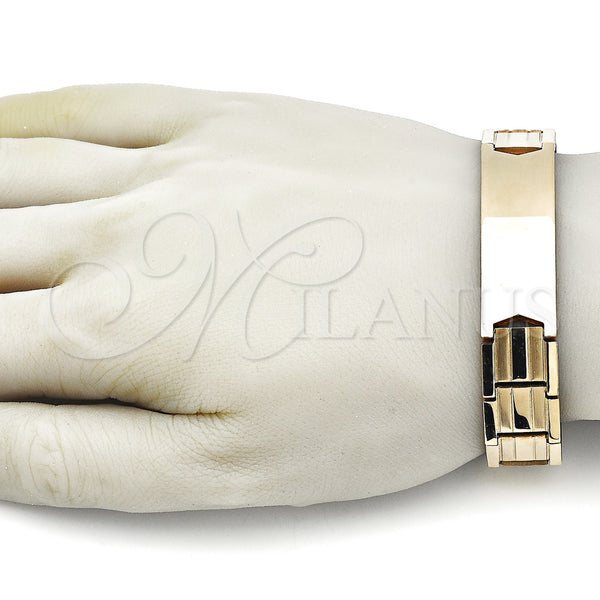 Stainless Steel Bracelet — Solid Bracelet Polished 03. 15 MM Thickness 8 — alternate product view — SKU 157973 | Acero Inoxidable brazalete — sólido Bracelet pulido 03. 15 MM Thickness 8 — SKU 157973