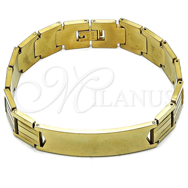 Stainless Steel Bracelet — Solid Bracelet Polished 03. 15 MM Thickness 8 — main product view — SKU 157973 | Acero Inoxidable brazalete — sólido Bracelet pulido 03. 15 MM Thickness 8 — SKU 157973