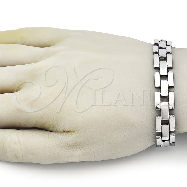Stainless Steel Bracelet — Solid Bracelet Polished 03. 12 MM Thickness 8 — alternate product view — SKU 157980 | Acero Inoxidable brazalete — sólido Bracelet pulido 03. 12 MM Thickness 8 — SKU 157980