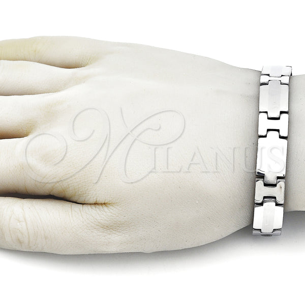 Stainless Steel Bracelet — Solid Bracelet Polished 03. 12 MM Thickness 8 — alternate product view — SKU 157985 | Acero Inoxidable brazalete — sólido Bracelet pulido 03. 12 MM Thickness 8 — SKU 157985
