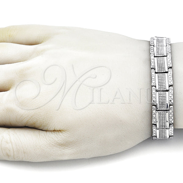Stainless Steel Bracelet — Solid Bracelet Polished 5. 13 MM Thickness 8 — alternate product view — SKU 157987 | Acero Inoxidable brazalete — sólido Bracelet pulido 5. 13 MM Thickness 8 — SKU 157987