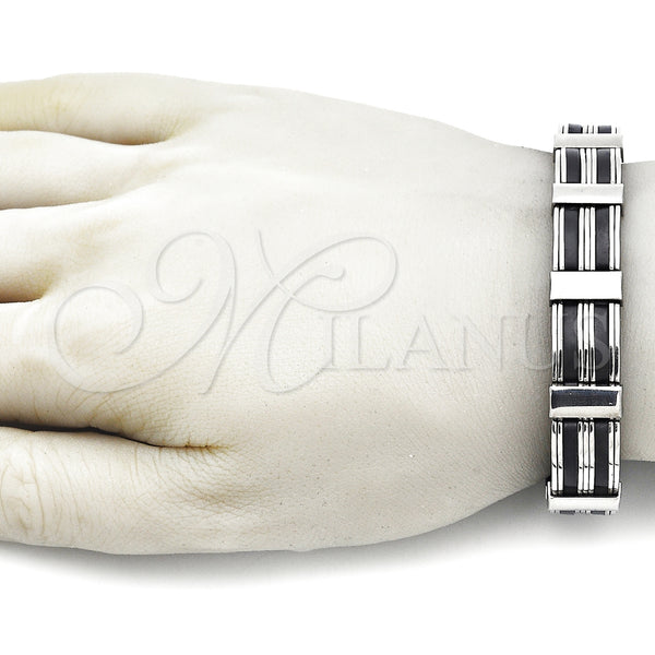 Stainless Steel Bracelet — Solid Bracelet Polished 03. 13 MM Thickness 9 — alternate product view — SKU 157992 | Acero Inoxidable brazalete — sólido Bracelet pulido 03. 13 MM Thickness 9 — SKU 157992