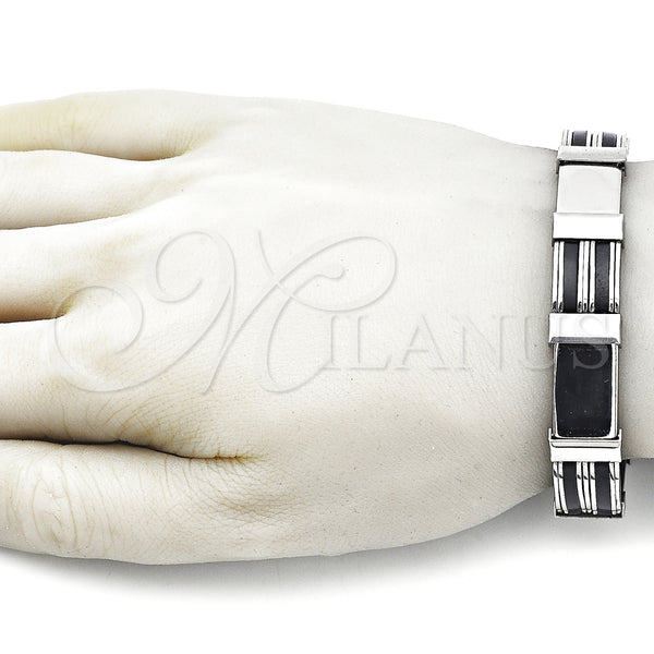 Stainless Steel Bracelet — Solid Bracelet Polished 03. 13 MM Thickness 9 — alternate product view — SKU 157994 | Acero Inoxidable brazalete — sólido Bracelet pulido 03. 13 MM Thickness 9 — SKU 157994