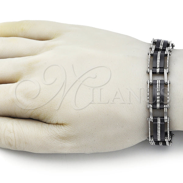 Stainless Steel Bracelet — Solid Bracelet Polished 03. 15 MM Thickness 8 — alternate product view — SKU 157996 | Acero Inoxidable brazalete — sólido Bracelet pulido 03. 15 MM Thickness 8 — SKU 157996