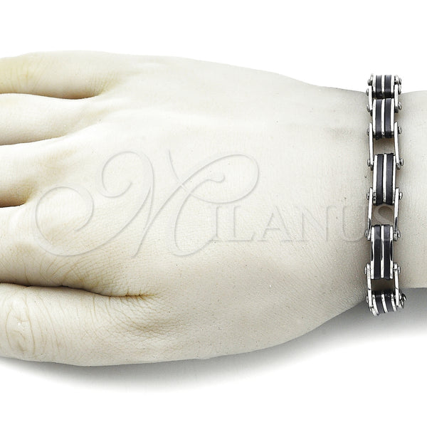 Stainless Steel Bracelet — Solid Bracelet Polished 03. 10 MM Thickness 9 — alternate product view — SKU 157997 | Acero Inoxidable brazalete — sólido Bracelet pulido 03. 10 MM Thickness 9 — SKU 157997