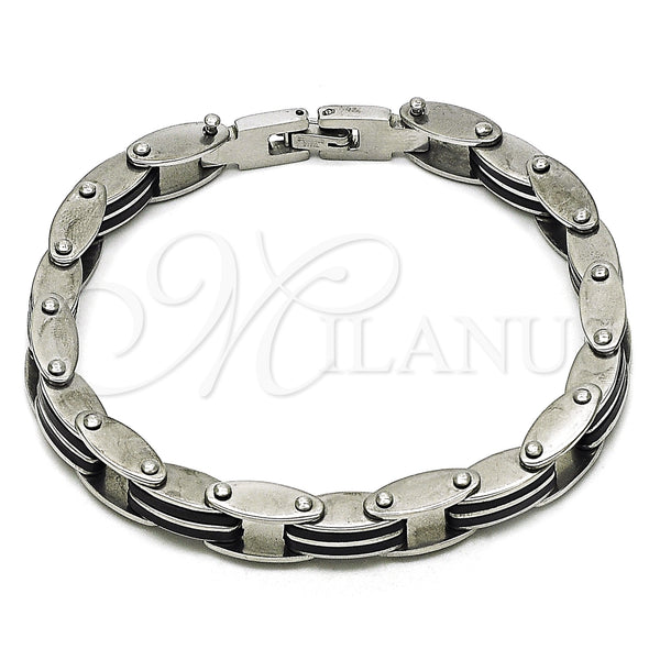 Stainless Steel Bracelet — Solid Bracelet Polished 03. 10 MM Thickness 9 — main product view — SKU 157997 | Acero Inoxidable brazalete — sólido Bracelet pulido 03. 10 MM Thickness 9 — SKU 157997