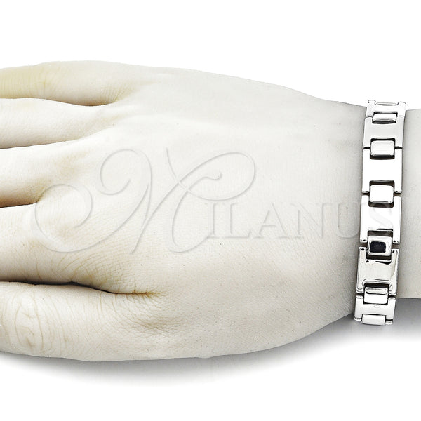 Stainless Steel Bracelet — Solid Bracelet Polished 03. 12 MM Thickness 9 — alternate product view — SKU 158006 | Acero Inoxidable brazalete — sólido Bracelet pulido 03. 12 MM Thickness 9 — SKU 158006