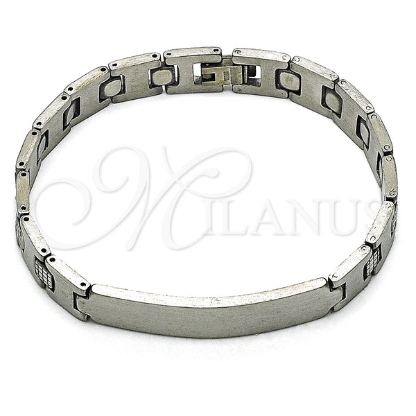 Stainless Steel Bracelet — Solid Bracelet Polished 03. 10 MM Thickness 8 — main product view — SKU 158007 | Acero Inoxidable brazalete — sólido Bracelet pulido 03. 10 MM Thickness 8 — SKU 158007