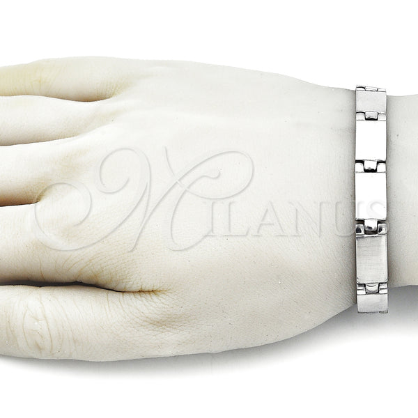 Stainless Steel Bracelet — Solid Bracelet Polished 03. 09 MM Thickness 9 — alternate product view — SKU 158008 | Acero Inoxidable brazalete — sólido Bracelet pulido 03. 09 MM Thickness 9 — SKU 158008
