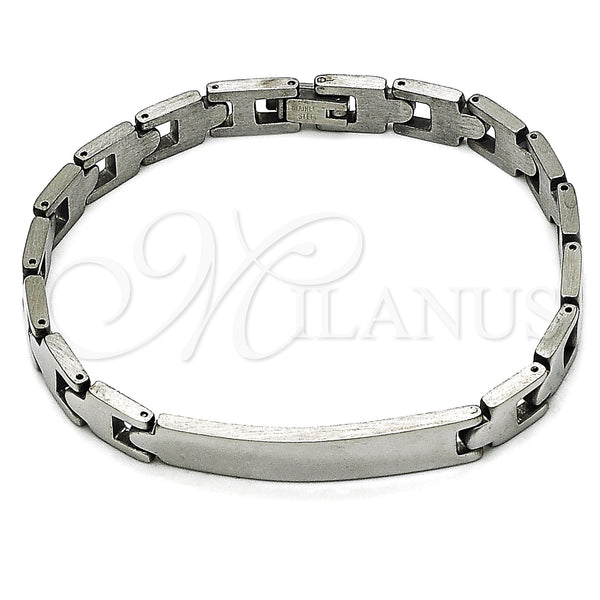 Stainless Steel Bracelet — Solid Bracelet Polished 03. 08 MM Thickness 8 — main product view — SKU 158011 | Acero Inoxidable brazalete — sólido Bracelet pulido 03. 08 MM Thickness 8 — SKU 158011
