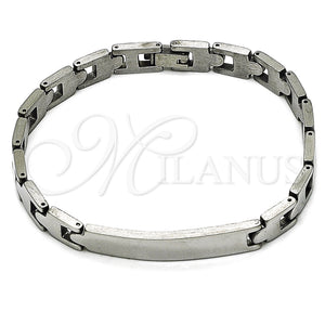 Stainless Steel Bracelet — Solid Bracelet Polished 03. 08 MM Thickness 8 — main product view — SKU 158011 | Acero Inoxidable brazalete — sólido Bracelet pulido 03. 08 MM Thickness 8 — SKU 158011