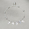 Sterling Silver Bracelet — Charm Bracelet Dolphin and Ball Design Polished 03. — alternate product view — SKU 158030 | Plata 925 brazalete — Charm Bracelet delfín and Ball diseño pulido 03. — SKU 158030