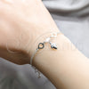 Sterling Silver Bracelet — Charm Bracelet Heart and Grape Design Polished 03. — alternate product view — SKU 158040 | Plata 925 brazalete — Charm Bracelet corazón and Grape diseño pulido 03. — SKU 158040