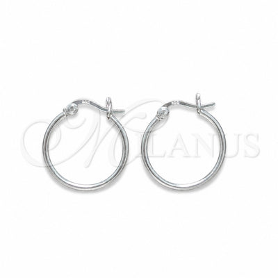 Sterling Silver Small Hoop, Polished, Silver Finish, 02.409.0008.20 for wholesale, main product view
