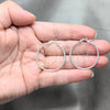 Sterling Silver Small Hoop, Polished, Silver Finish, 02.409.0008.30
