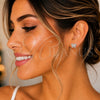Sterling Silver Stud Earring, Butterfly Design, Polished, Silver Finish, 02.409.0036