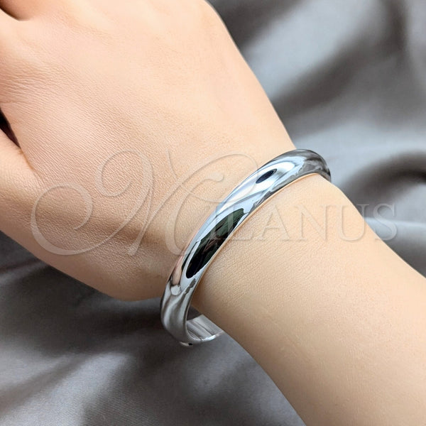 Sterling Silver Jewelry — Individual Bangle Polished 07. 09 MM Thickness Size — alternate product view — SKU 158147 | Plata 925 joyería — Individual Bangle pulido 07. 09 MM Thickness Size — SKU 158147