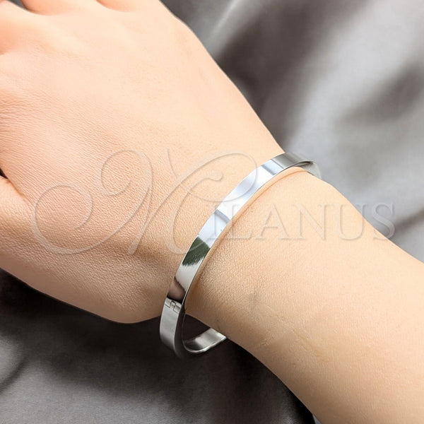 Sterling Silver Jewelry — Individual Bangle Polished 07. 05 MM Thickness Size — alternate product view — SKU 158149 | Plata 925 joyería — Individual Bangle pulido 07. 05 MM Thickness Size — SKU 158149