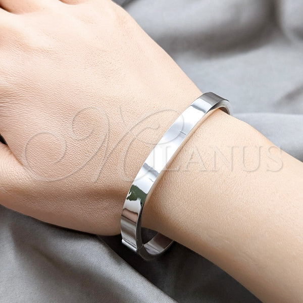 Sterling Silver Jewelry — Individual Bangle Polished 07. 07 MM Thickness Size — alternate product view — SKU 158150 | Plata 925 joyería — Individual Bangle pulido 07. 07 MM Thickness Size — SKU 158150