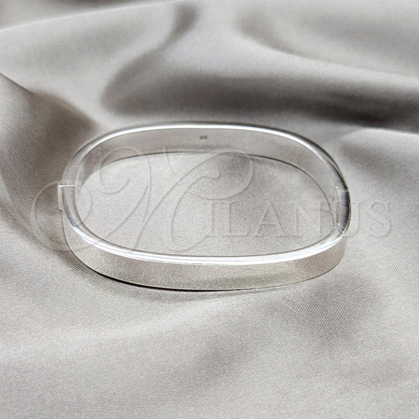 Sterling Silver Individual Bangle, Polished, Silver Finish, 07.409.0016.05 (07 MM Thickness, Size 5 (2.50 Diameter))