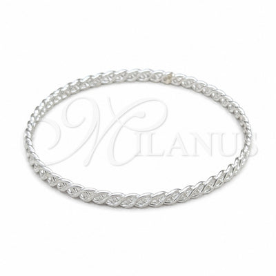 Sterling Silver Individual Bangle, Polished, Silver Finish, 07.409.0019.06 (06 MM Thickness, Size 6 (2.75 for wholesale, main product view